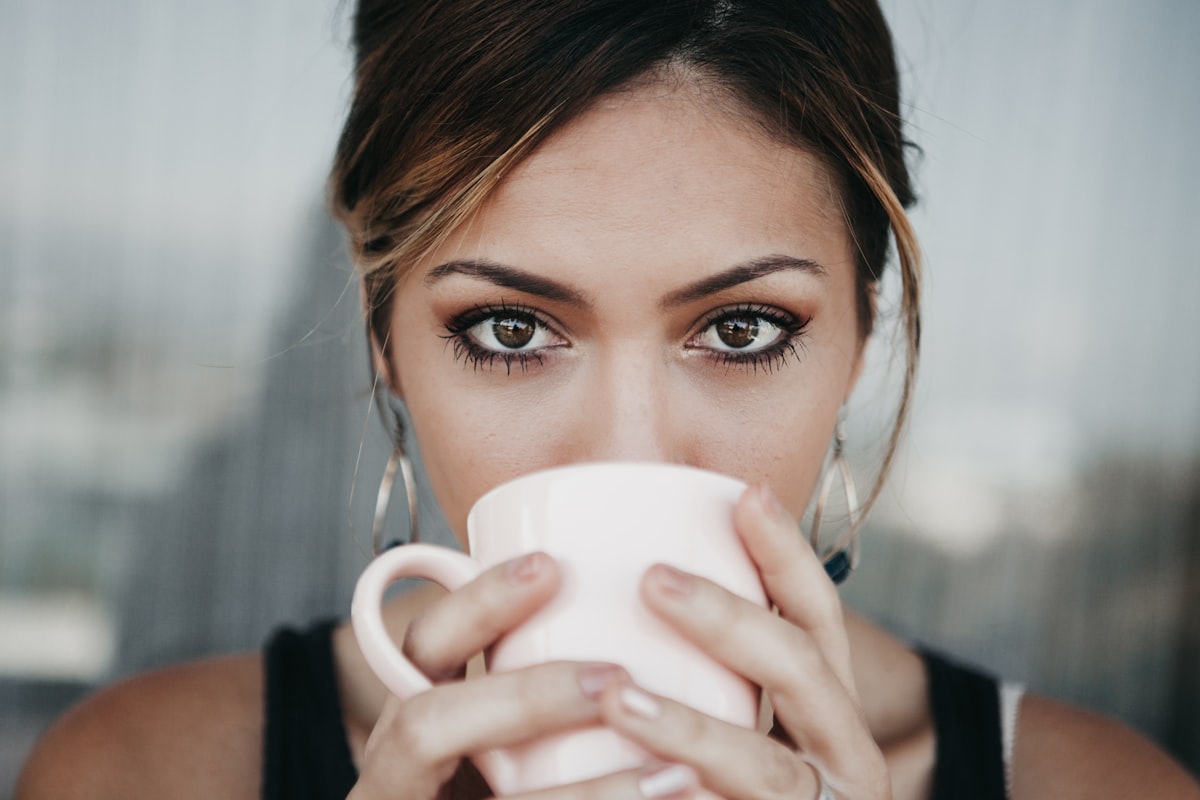 Morning ritual with healthy nutrition and wellness